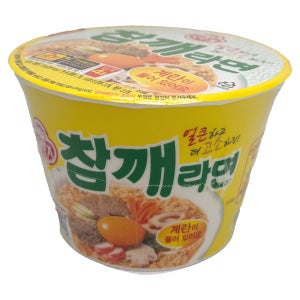 오뚜기 참깨라면 컵라면 용기 12개입