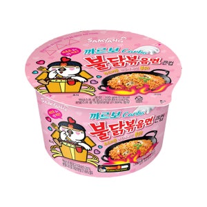 삼양 까르보 불닭볶음면 큰컵라면 16개입