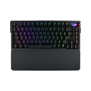 [포토리뷰포인트 1만] ASUS ROG AZOTH NX EXTREME 무선 게이밍 키보드 블랙, 스노우축