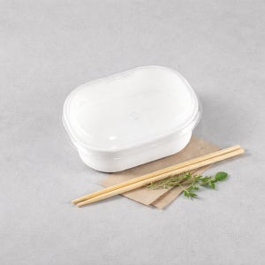 종이 도시락 DRP 206 답례품 미니 디저트 종이 용기 트레이 케이스 R150 화이트, 500개