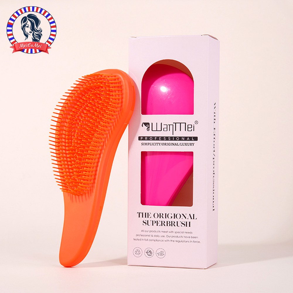 1 TT 빗 정전기 방지 모든 엉킴 선물 및 핸들 상자 유형에 <b>모발</b> 매직 헤어 Gr n