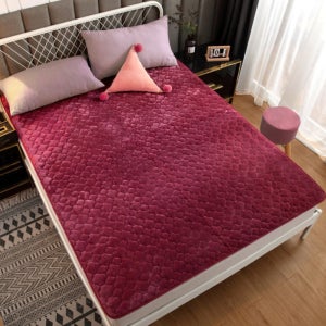 한일테크 국산 장작불 극세사 전기매트 부모님 선물 1인용 2인용 부드럽고 도톰한 바닥 침대 탄소 전기매트