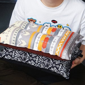 캠핑베개 2개세트 에어베개 휴대용 자충 차박 여행 방수 공기