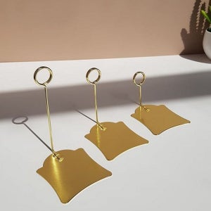 데스크용 가격표 스탠드 메뉴판 메모 홀더 메탈 가게 클립