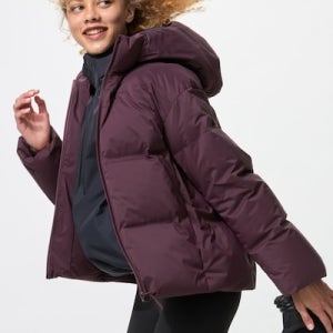 유니클로 UNIQLO 심리스 다운 파카 여성 경량 보온 방풍 478577