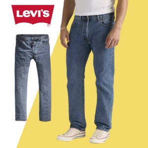 리바이스 501 오리지널 핏 남성용 청바지 Stonewash 005010193