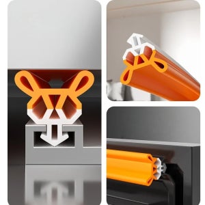 4미터 터닝 도어 창 씰링 고무 가스켓 패킹 빠킹 방음문 섀시 웨더 스트립 충격 흡수 방음