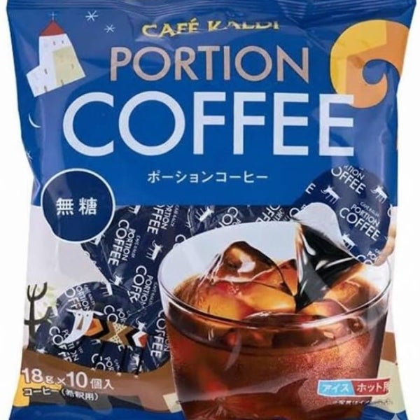 일본 칼디 포션 커피 무당 무설탕