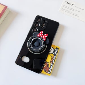 맥세이프 케이스 힌지보호 풀커버 스트랩 링 카메라 카드 블랙레드, 갤럭시S26 울트라