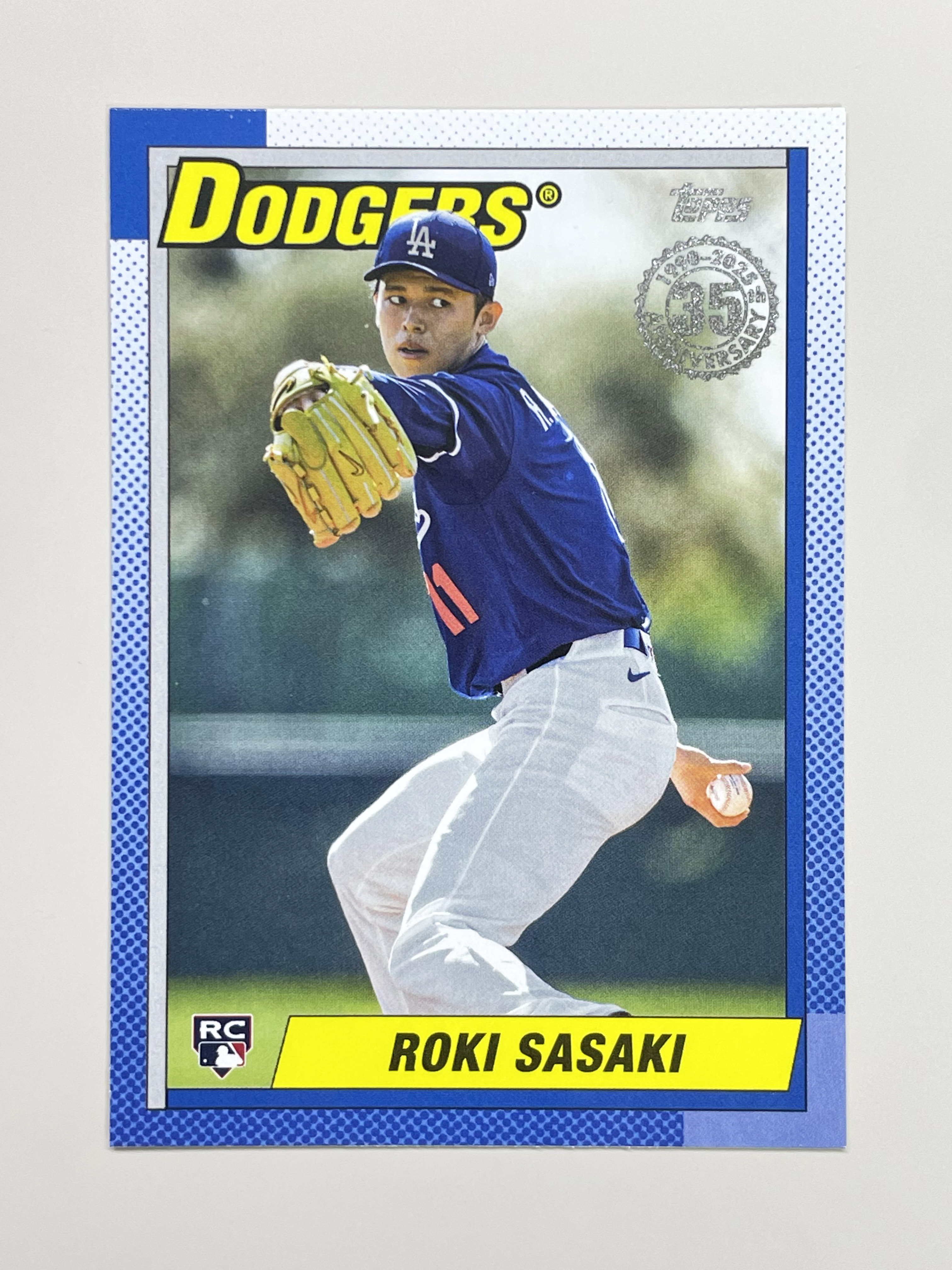 25 Topps Series 2 90B2-37 RC 사사키 로키