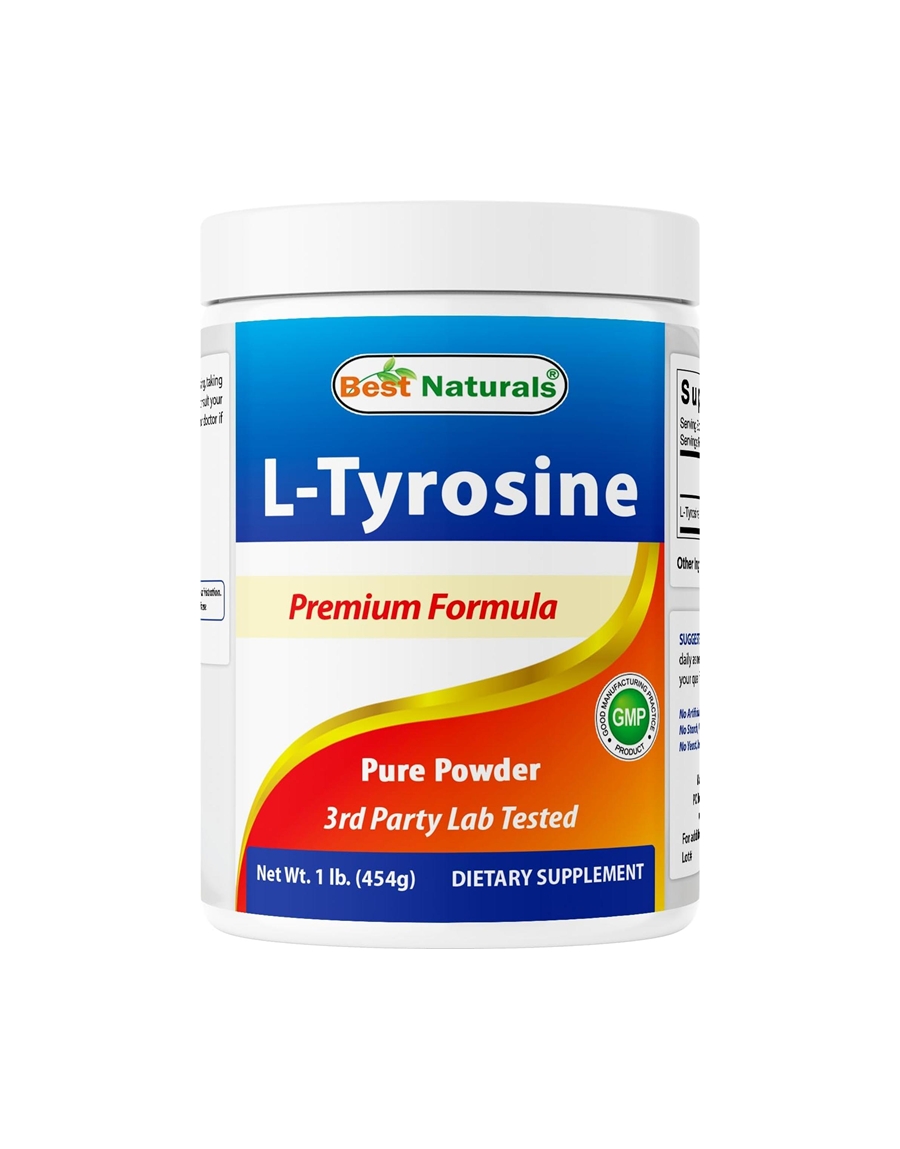 베스트 내추럴스 엘 <b>티로신 퓨어 파우더</b> 0.5kg 1파운드 454회분