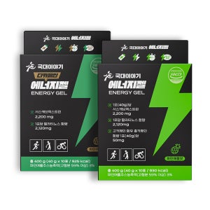 국대이야기 에너지젤 서스캐브 HBCD 탄수화물 팔라티노스 파워젤 카페인, 40g, 40개