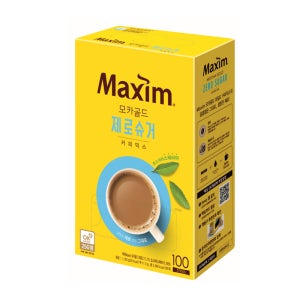 맥심 모카골드 제로슈거 커피믹스 100개입
