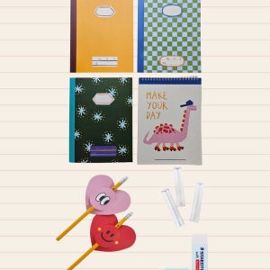 신학기 초등학교 노트 준비물 세트 생일 선물 문구 세트 학용품 준비물