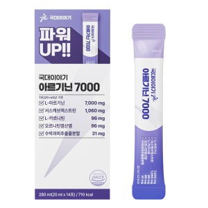 국대이야기 아르기닌 7000 초고함량 아르지닌 서스캐브 오르니틴 카르니틴 20g, 84개