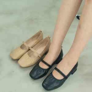 발편한 여성 스퀘어토 셔링 메리제인 구두 메리제인 단화