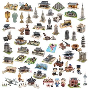 우리나라 시대별 역사 만들기 58종 세트