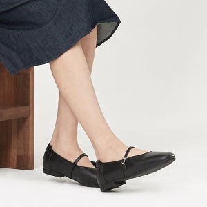 [N배송][26SS신상] 허시파피 여성 소가죽 메리제인 플랫슈즈 - 3FS4007/4008