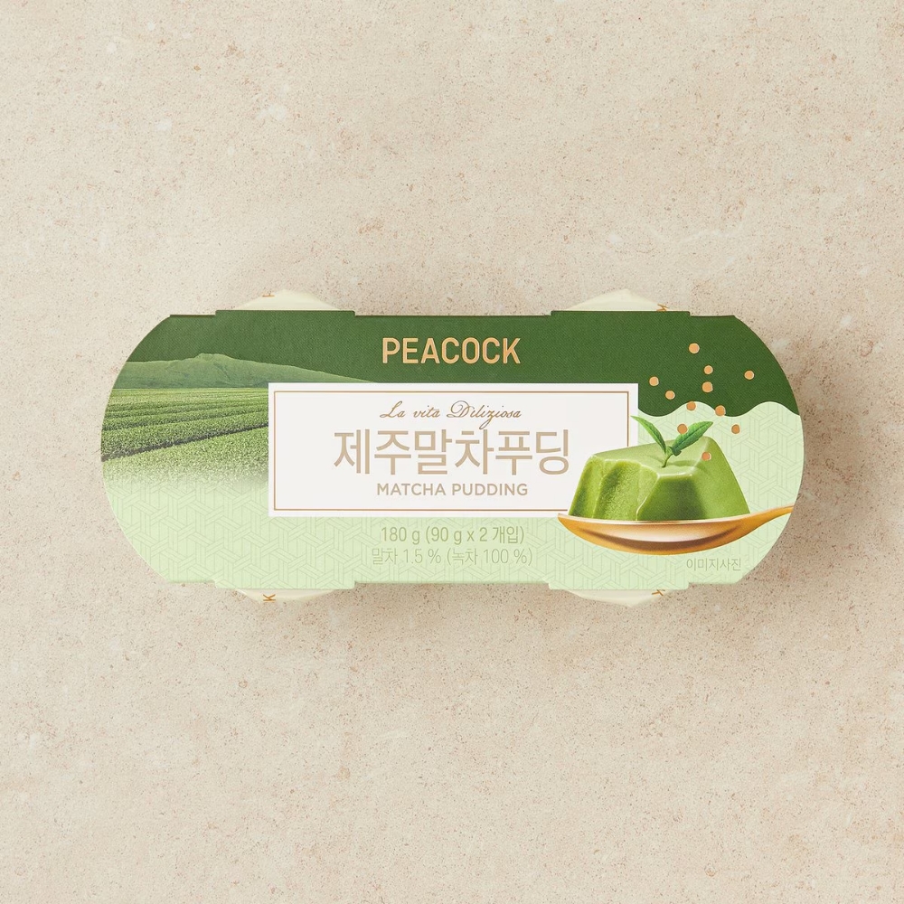 피코크 푸딩 제주말차