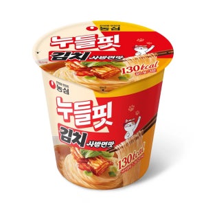 농심 누들핏 김치사발면맛 37.5g, 24개