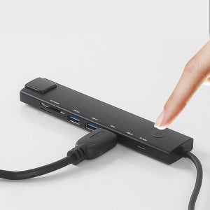 아이노트 CH63P 8in1 C타입 멀티 허브 화면잠금