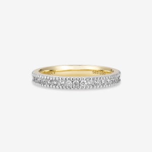 [NEW]14k 18k 그레이스 랩 다이아몬드 이터니티 반지(1.5mm)