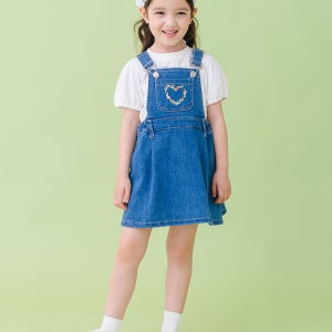 베베쥬 러브 가든 멜빵 원피스 여아 유아 아동 겨울 나들이룩 아동복
