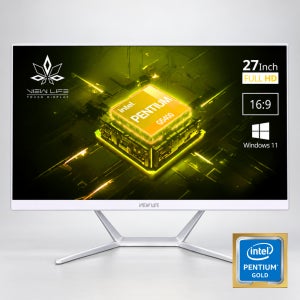 뷰라이프 올인원 일체형PC 27인치 Win11 데스크탑 사무용 가정용 컴퓨터 G5400 8GB 128GB 터치추가가능 AP-H110-G54