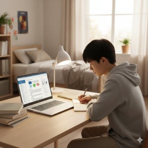 HP 17인치 (SSD 256GB) 최신 인텔 코어3 윈11홈 탑재 대학생 인강용 노트북