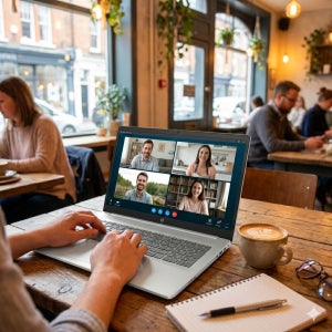 HP 17인치 (SSD 256GB) 최신 인텔 코어3 윈11프로 탑재 대화면 직장인 노트북