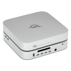 OWC StudioStack Mac 스튜디오 도킹스테이션 썬더볼트5 USB허브 외장SSD 삼성990 PRO 2TB