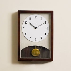 오르미 레트로 원더클락 우드 무소음 추시계 벽시계 괘종시계