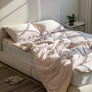 루아베 먼지없는 알러지케어 이불세트 기숙사 사계절 침구세트 킹 K 이불+패드+베개커버2P