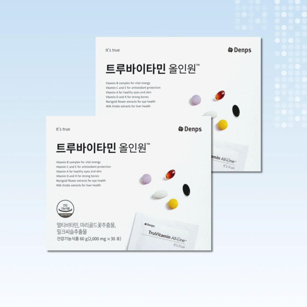 덴프스 트루바이타민 올인원 2000mg x 30포 2박스 공유 <b>비타민</b> 투루 <b>아비타민</b>