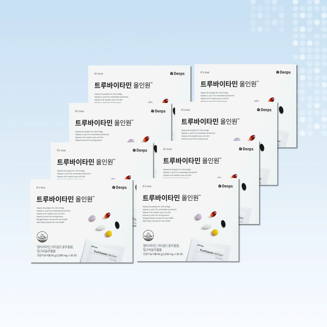 덴프스 트루바이타민 올인원 2000mg x 30포 8박스 공유 <b>비타민</b> 투루 <b>아비타민</b>
