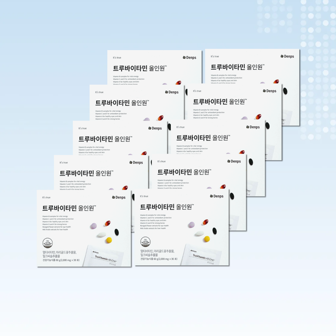덴프스 트루바이타민 올인원 2000mg x 30포 10박스 공유 <b>비타민</b> 투루 <b>아비타민</b>