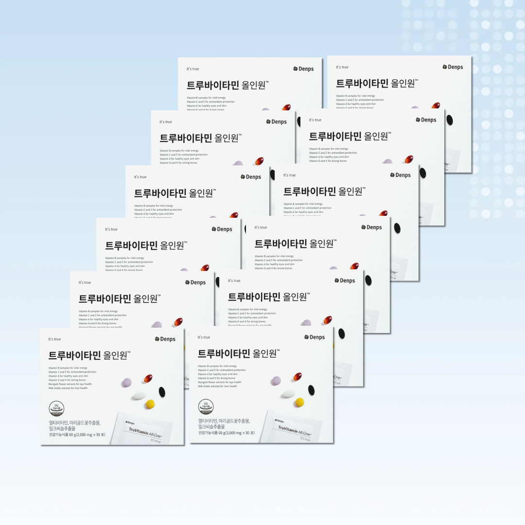 덴프스 트루바이타민 올인원 2000mg x 30포 12박스 공유 <b>비타민</b> 투루 <b>아비타민</b>
