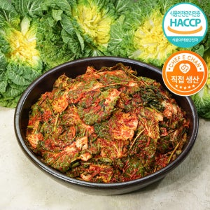 셰프애찬 <b>봄동 겉절이</b> 김치 국내산 500g, 1개