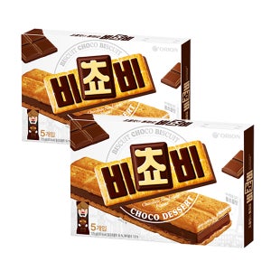 비쵸비 쿠키 대용량 사무실 낱개 포장 과자 탕비실 오리온 2번들 10개입