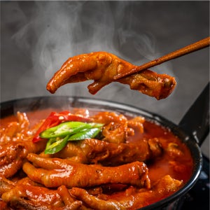 야식플렉스 매운 국물닭발 무뼈닭발 튤립닭발 캠핑음식 밀키트 술안주 1.2kg