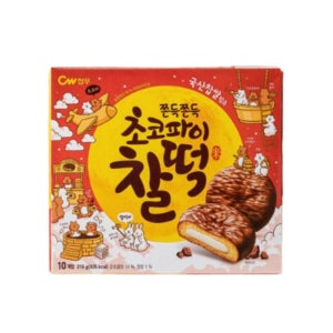청우 찰떡 파이 초코파이 215g 10개입 사무실 탕비실 쫀득한 간식