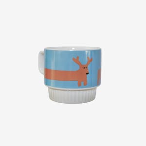 연쓰 reindeer 사슴 머그컵