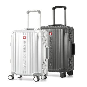 스위스밀리터리 여행용 튼튼한 알루미늄 캐리어 51cm(20인치) 66cm(24인치) 76cm(28인치) 시그너스 포르테