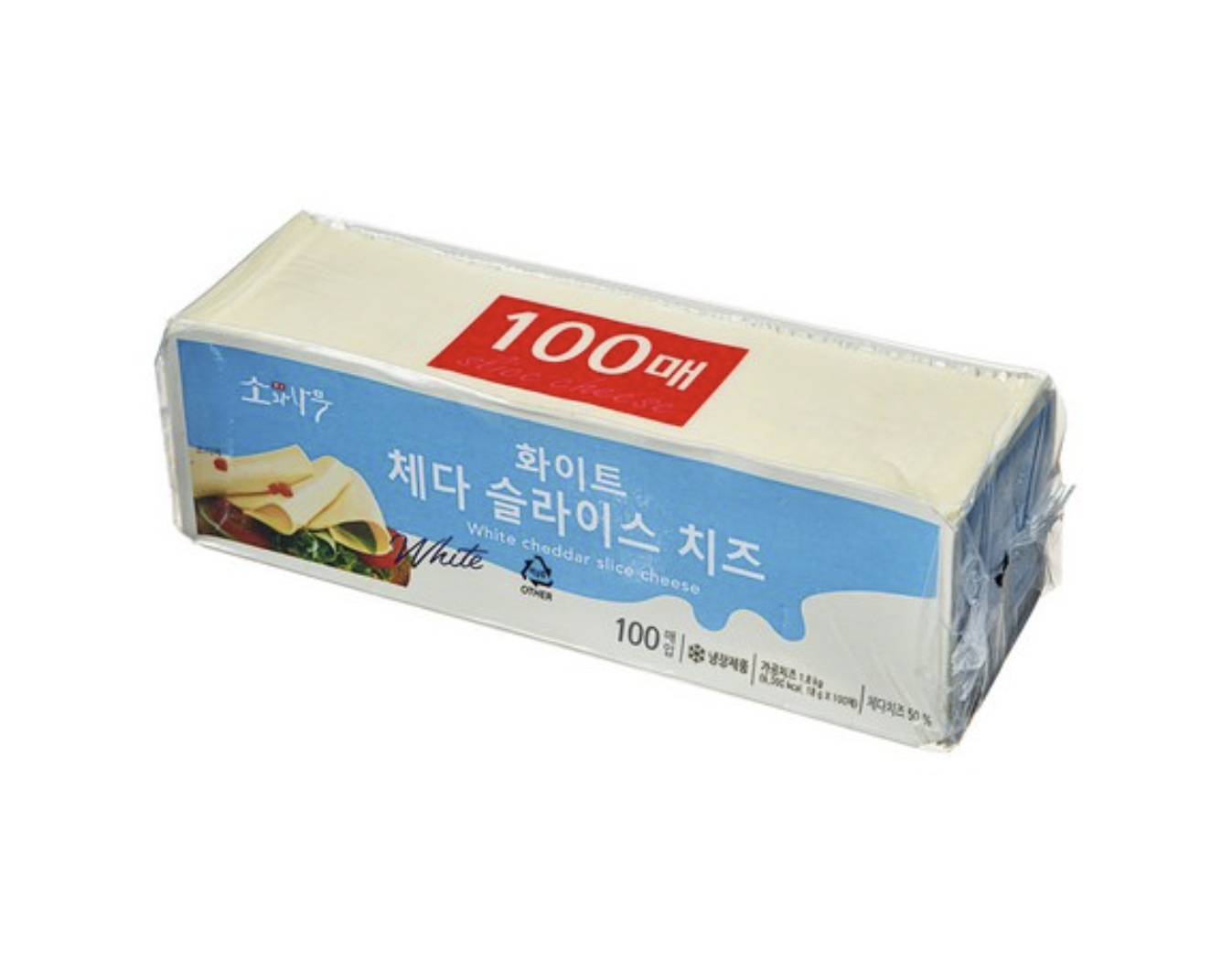 소와나무 화이트 슬라이스치즈