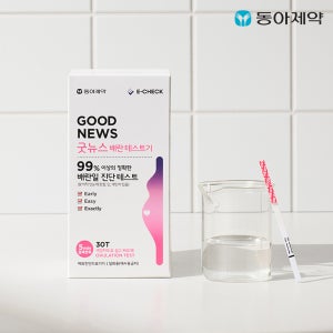 동아제약 이체크 굿뉴스 배란 테스트기 30개입 배테기