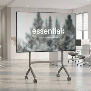 노스바유 대형 고중량 이동식 TV 거치대 전자칠판 스탠드 P100