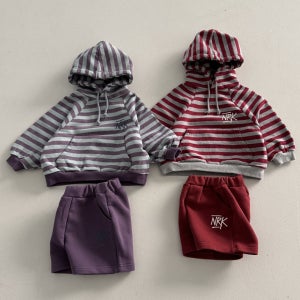 NRK 루틴후드세트 반바지상하복 26봄 XS-4XL