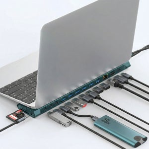 M.2 NVMe SSD 외장케이스 C타입 멀티 허브 맥북 맥미니 도킹스테이션
