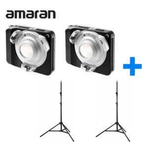아마란 AMARAN Ray 60C 2Kit 1인스튜디오 스트리머 구성 조명 스탠드포함