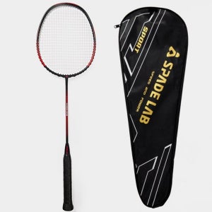 스페이드랩 가벼운 풀카본 배드민턴라켓 어린이 초등학생 방과후 입문용 채